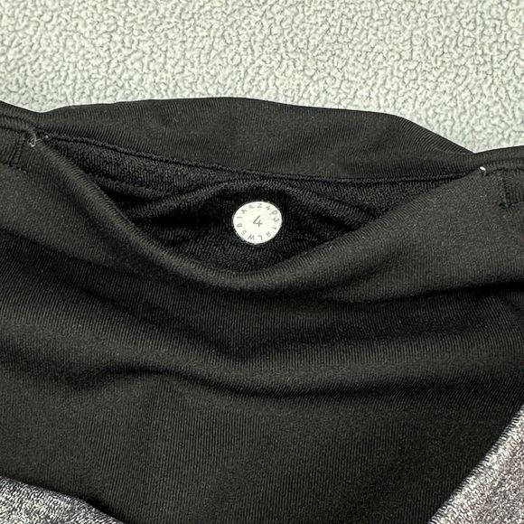 Lululemon Get Going Train Leggings Womens 4 Gray Black Pink Blush High Rise 24" - Picture 8 of 13